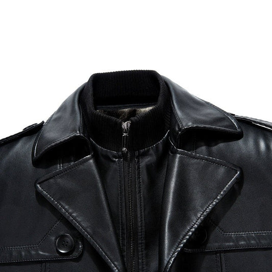Ace - The Nevermore Leather Jacket for Men – Unique Men's Fashion by Nevermore Lifestyle & Tech | 3XL Black