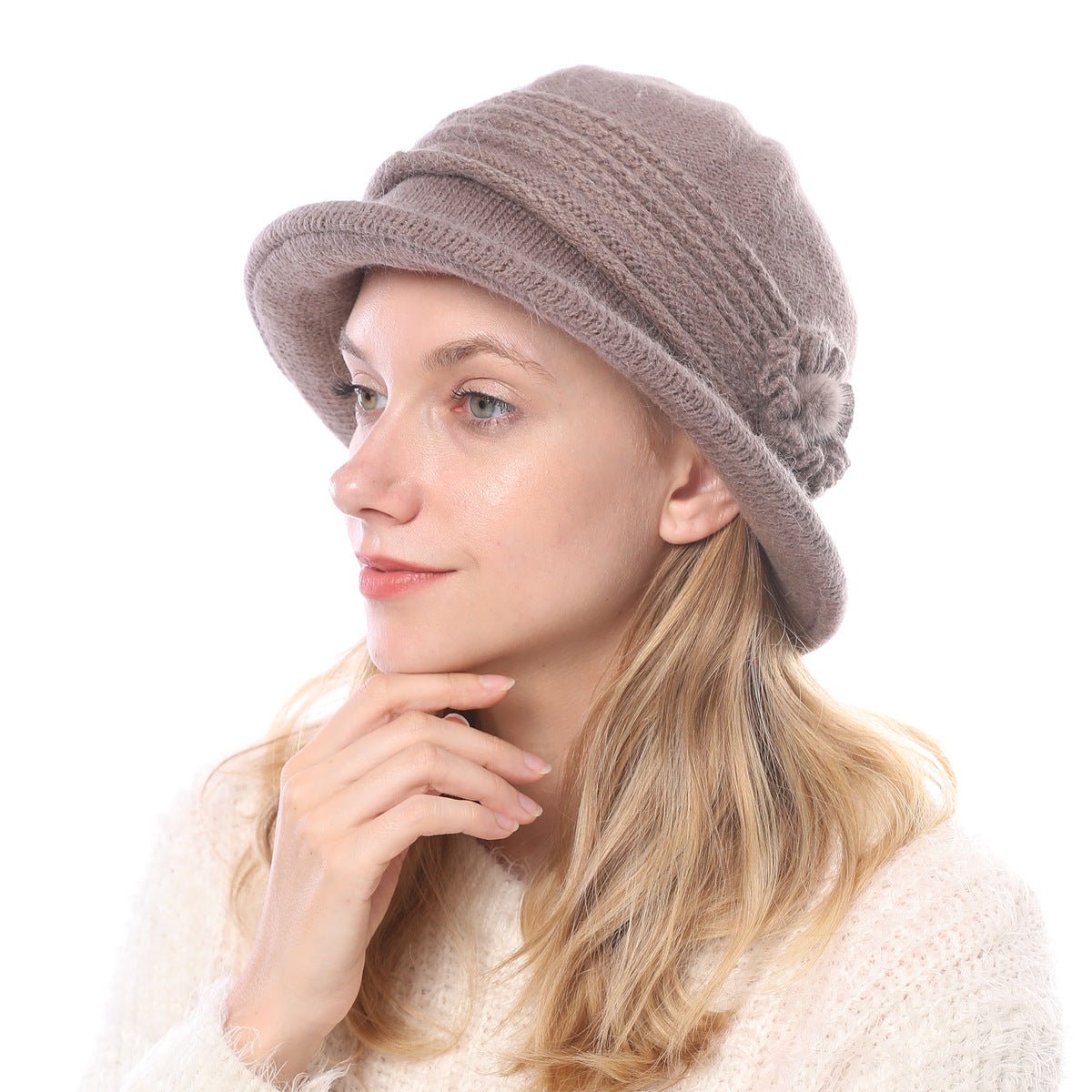 Aura Shade - The Nevermore Boho Hat – Unique Accessories by Nevermore Lifestyle & Tech | One size Light Grey