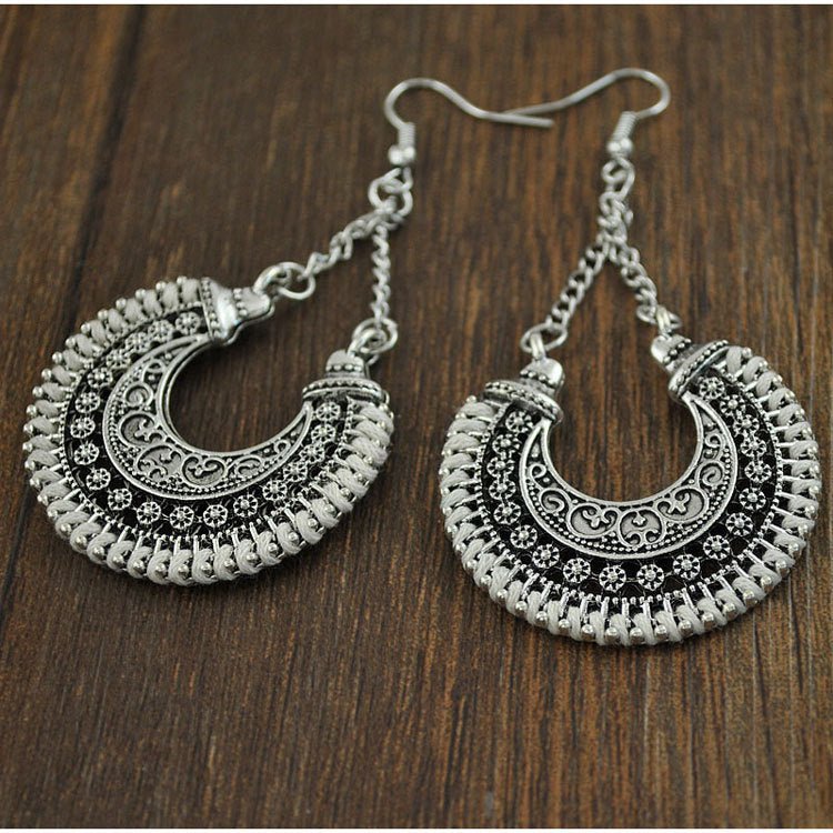 Bohemian vintage - The Nevermore Boho Earrings – Unique Boho Accessories by Nevermore Lifestyle & Tech | White