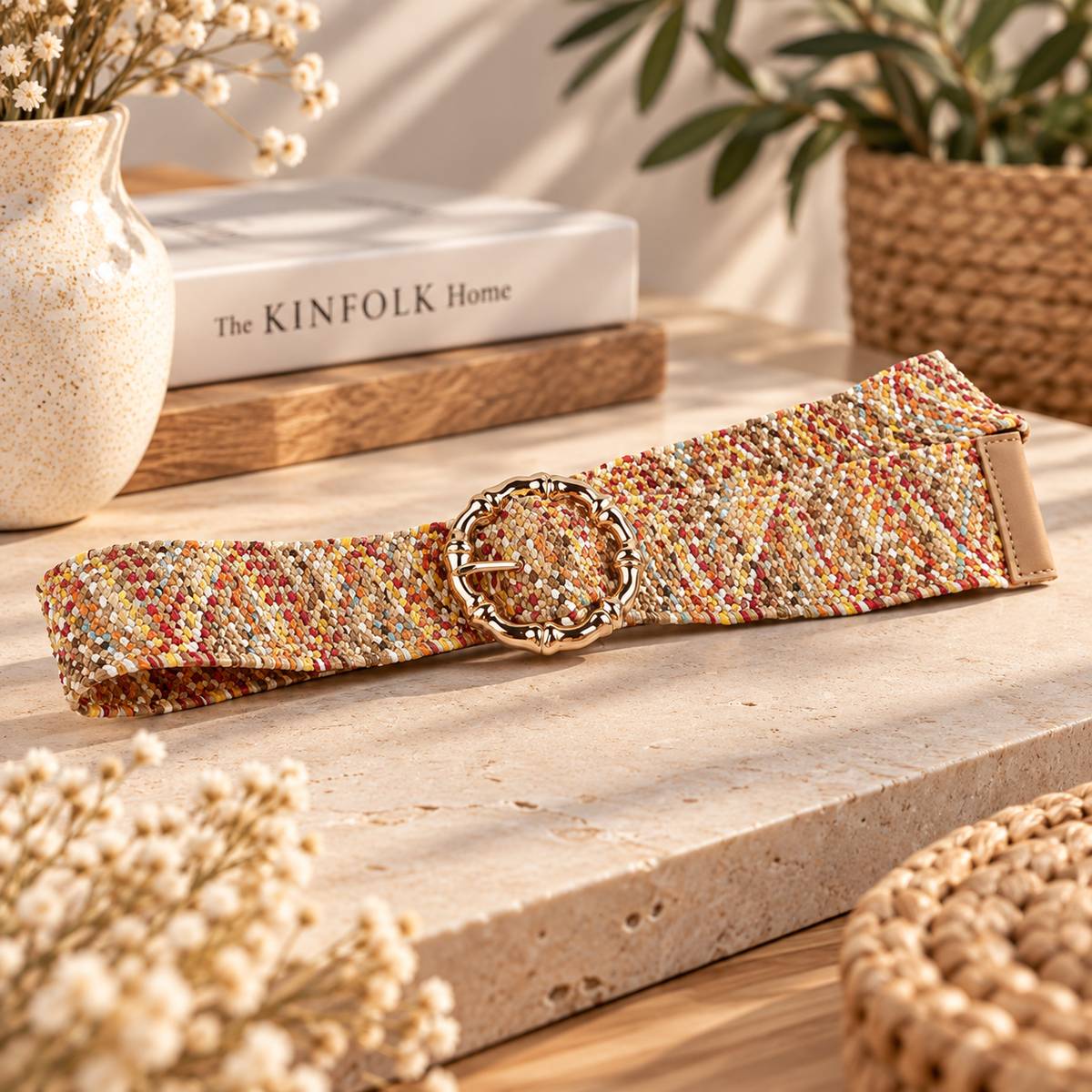 Boho Style Belt – Perforated Stretch by The Nevermore – Unique Belts by The Nevermore |