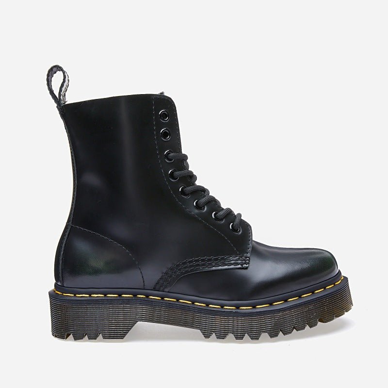 British Elegance - Leather Booties by The Nevermore