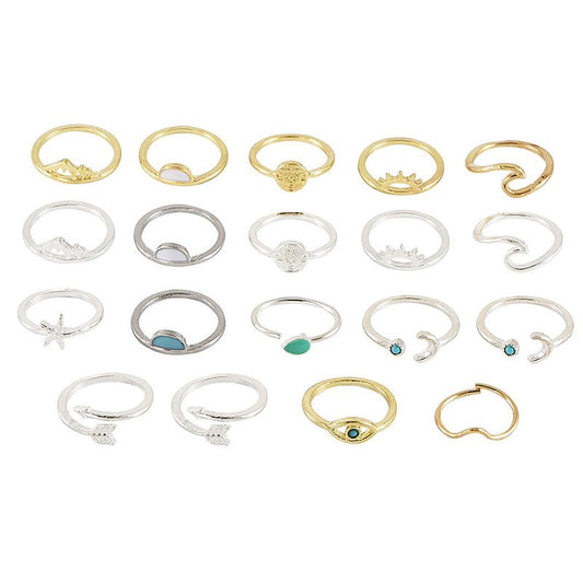 Chic Collection - The Nevermore Set of Women's Rings