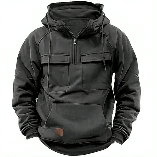 Cityscape - The Nevermore Men's Hooded – Unique Hoodies by Nevermore Lifestyle & Tech | L Army Green