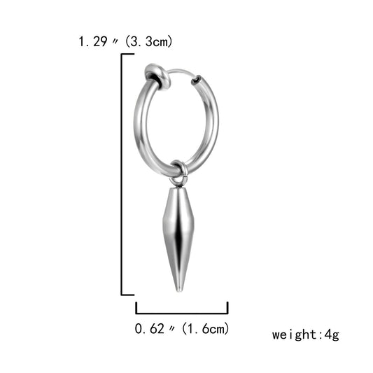 Cobain Darksky - The Nevermore Men's Tapered Earrings – Unique Gothic Earrings by Nevermore Lifestyle & Tech |