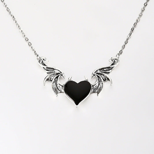 Dark Essence Gothic Heart Pendant Necklace by The Nevermore