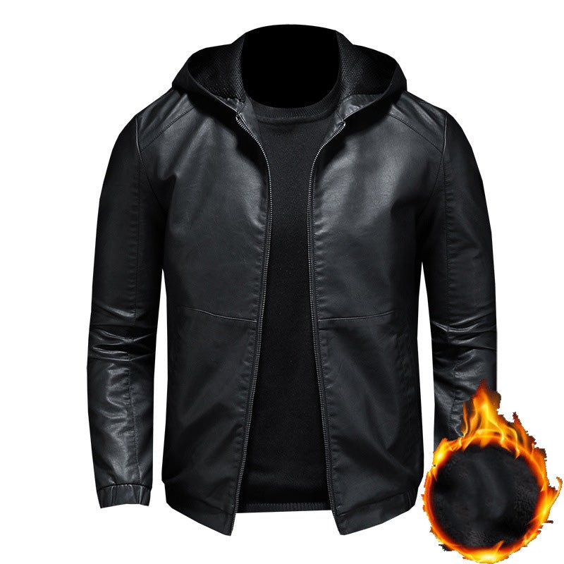 Darkpiston - The Nevermore leather motorcycle jacket for Men – Unique Men's Fashion by Nevermore Lifestyle & Tech | 3XL 04 Black