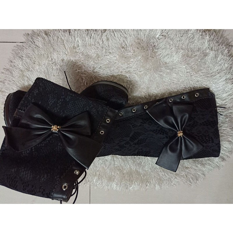 Esther Brainhook Steampunk Boots - Victoriennes Style by The Nevermore – Unique Steampumk Fashion for Women by Nevermore Lifestyle & Tech | 34 Black