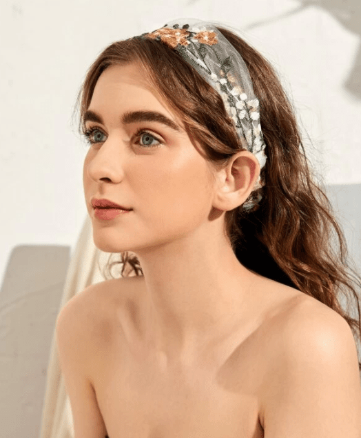 Euphoria - Embroidered Headband by The Nevermore – Unique Headbands by Nevermore Lifestyle & Tech | Green