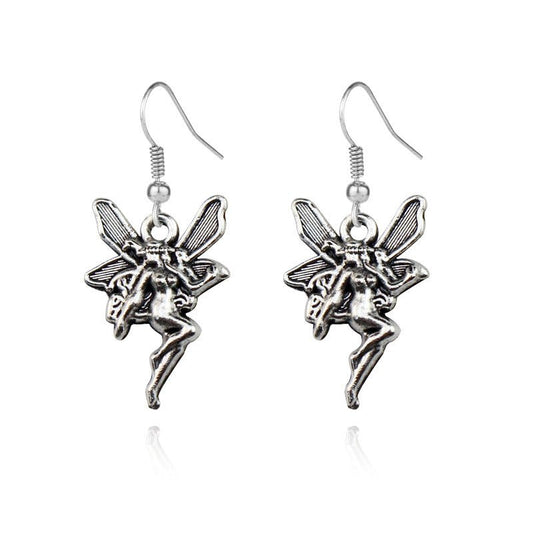 Fabiana Fairy - The Nevermore Gothic Earrings for Women – Unique Gothic Jewelry by Nevermore Lifestyle & Tech | Silver