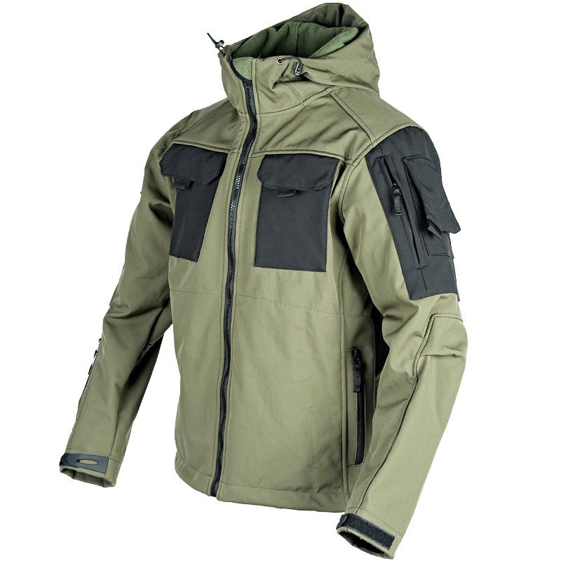 Falkor Thunderstrike - The Nevermore Tactical Windbreaker Waterproof Jacket for Men – Unique Men's Fashion by Nevermore Lifestyle & Tech | L green