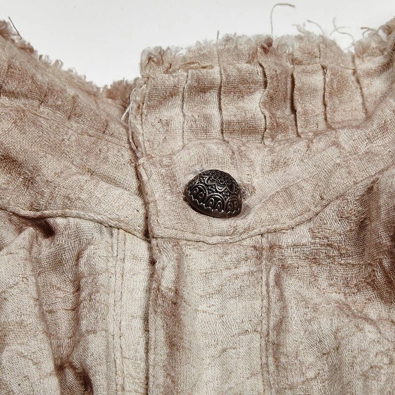 Humphrey - The Nevermore Steampunk Retro Shirt with Bow Tie – Unique Gothic Fashion for Men by Nevermore Lifestyle & Tech | 3XL Brown