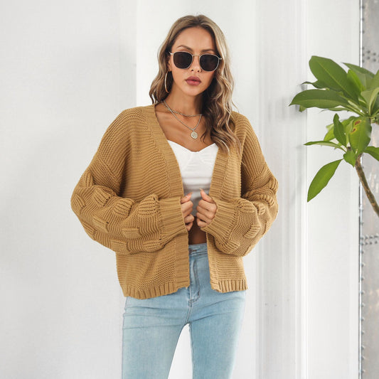 Independence - Solid Knit Cardigan by The Nevermore – Unique Cardigans by Nevermore Lifestyle & Tech | L Yellow