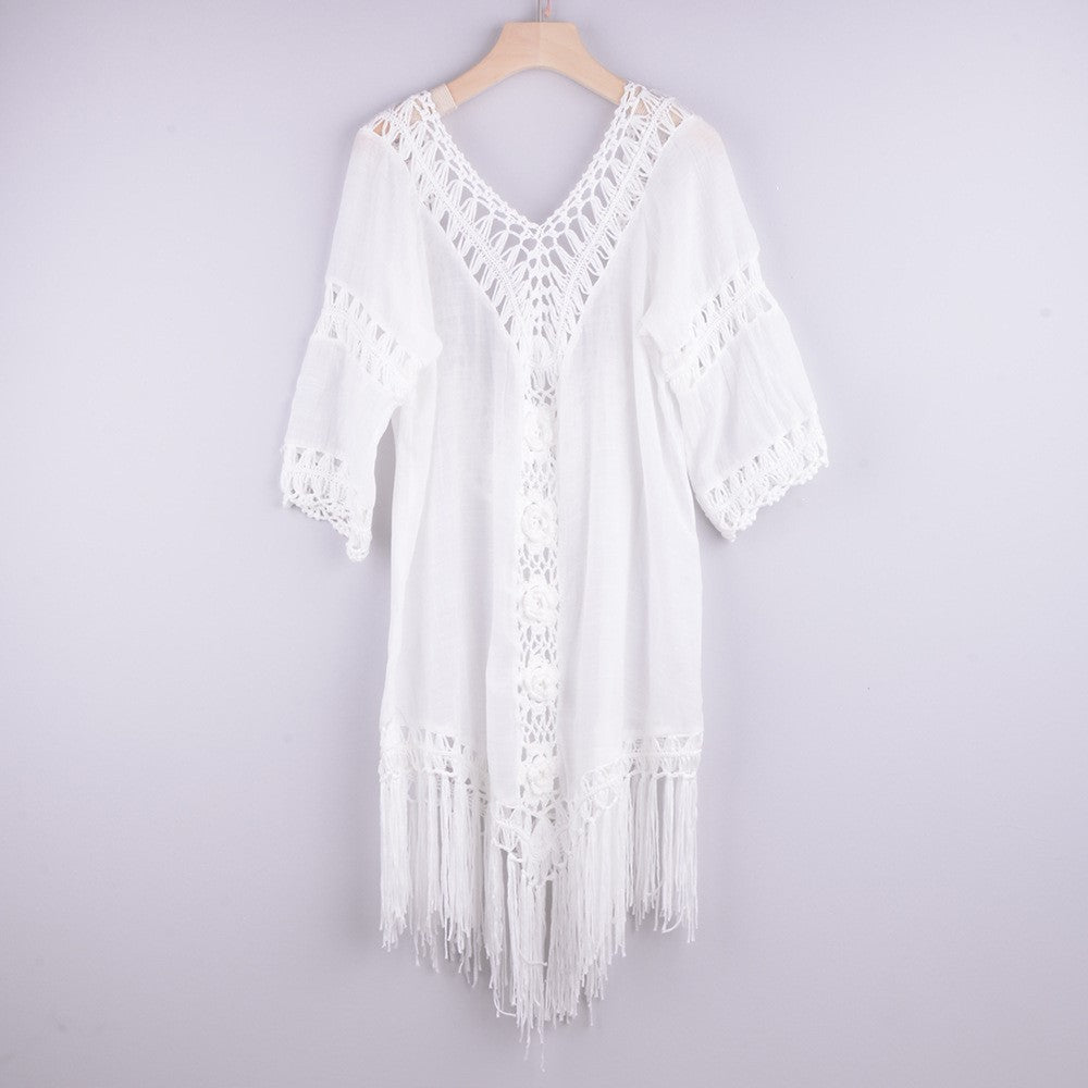 Lavonn Janelle - Swimwear Cover - Up by The Nevermore – Unique Cover - Ups by Nevermore Lifestyle & Tech | One size White