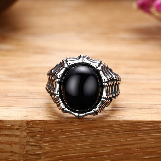 Luther - The Nevermore Silver Ring for Men and Women – Unique Rings for Men by Nevermore Lifestyle & Tech | Open End Universal Size