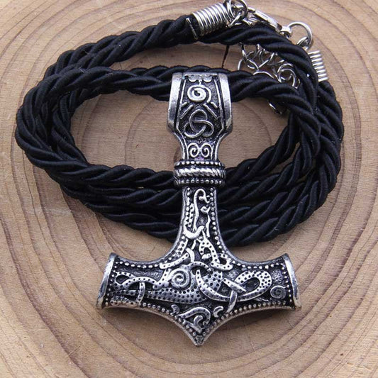 Mjolnir's Might Viking Amulet Pendant - The Nevermore Norse Pendant