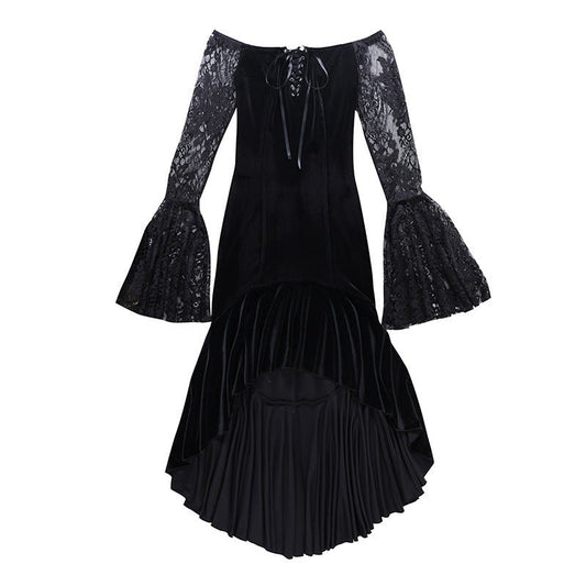 Narcissa - The Nevermore Gothic Dress for Women – Unique Gothic Fashion for Women by Nevermore Lifestyle & Tech | L Black
