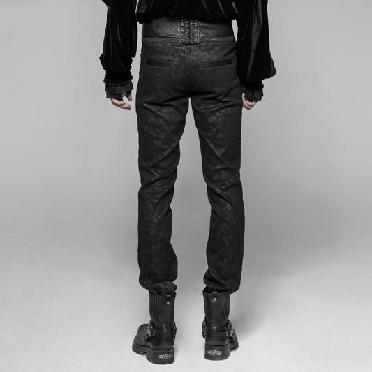 Nicholai Ghoul Vintage Pants - The Nevermore Pants for Men – Unique Gothic Fashion for Men by Nevermore Lifestyle & Tech | M.3XL Black