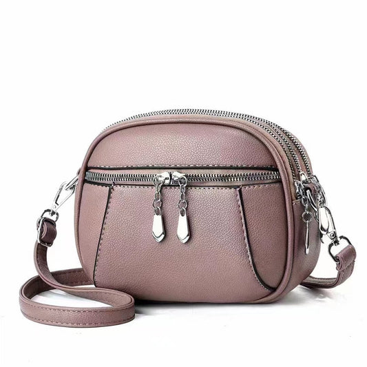 Nocturne Orbit – Multi - Zip Crossbody Bag by The Nevermore – Unique Bags by Nevermore Lifestyle & Tech | Pink