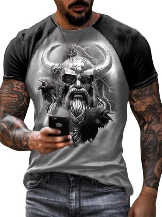Odin - The Nevermore Gothic T-Shirt for Men – Unique Gothic Fashion for Men by Nevermore Lifestyle & Tech | 2XL 1688 L 8