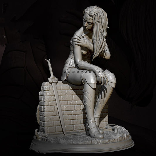 Ornament fresh bloom - The Nevermore The Redemption Ivory Resin Ornaments