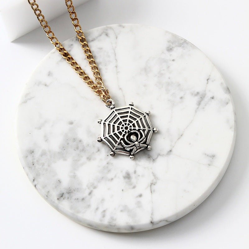 Preston Nightglen - Gothic Spider Web Pendant by The Nevermore – Unique Gothic Jewelry by Nevermore Lifestyle & Tech | B