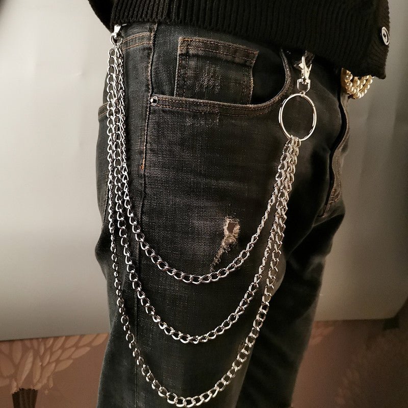 Rafe Sundreamer - The Nevermore Chain for Pants Accessories – Unique Gothic Accessories by Nevermore Lifestyle & Tech | Layer Gold