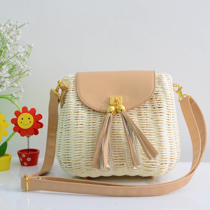 Rattan Crossbody Bag – Kyoto Drift by The Nevermore – Unique Accessories by The Nevermore | White