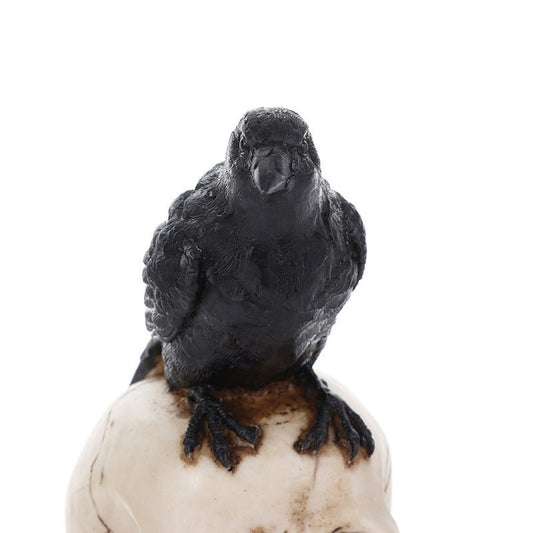 Raven and Skull - The Nevermore Gothic Home Decor – Unique Gothic Home Decor by Nevermore Lifestyle & Tech | White