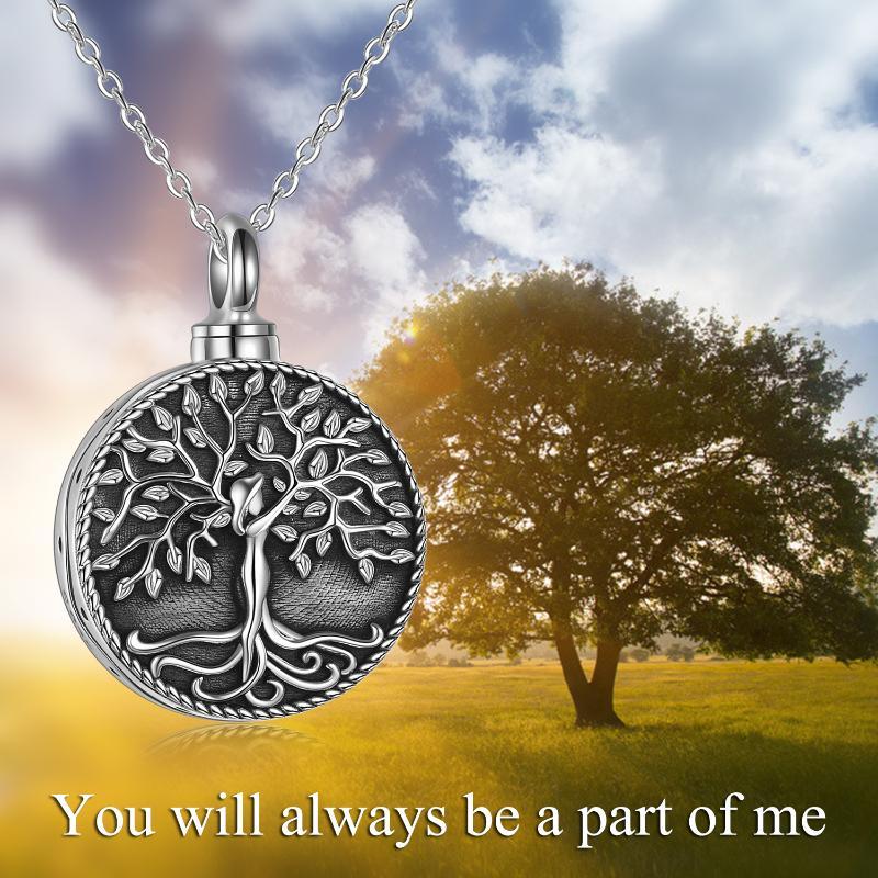 Reidun Tree of Life - 925 Sterling Silver Pendant Urn by The Nevermore – Unique Jewelry by Nevermore Lifestyle & Tech | Silver