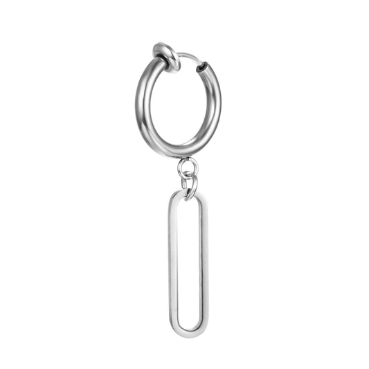 Rock Burlington - The Nevermore Men's Triangular Earrings Men's Triangular Tapered Single Chain Long Earrings – Unique Gothic Earrings by Nevermore Lifestyle & Tech |