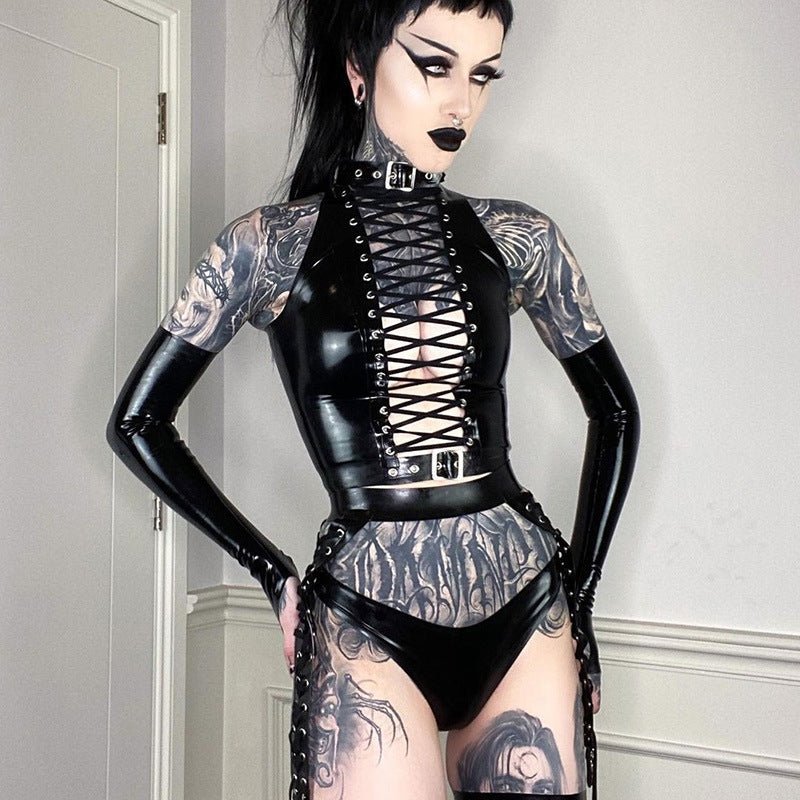 Rue - The Nevermore Gothic Tank for Women – Unique Gothic Fashion for Women by Nevermore Lifestyle & Tech | L Black