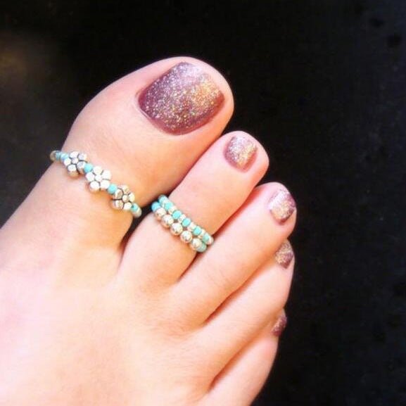 Set of Foot Toe Rings 002 - The Nevermore Foot Rings – Unique Boho Foot Rings by Nevermore Lifestyle & Tech | Set A
