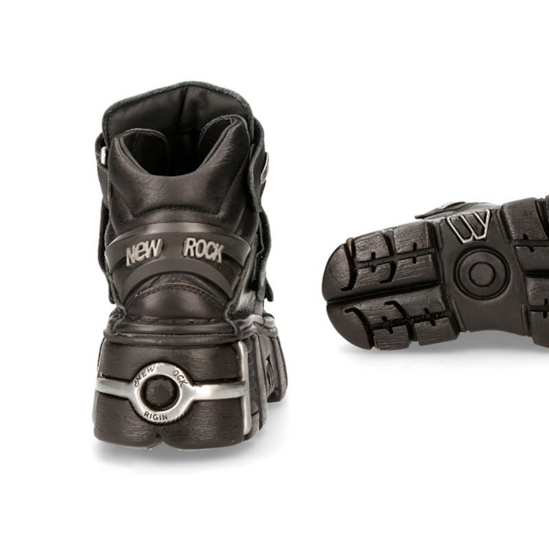 Sinuous Shadow - Gothic Shoes with Metal Sole by The Nevermore