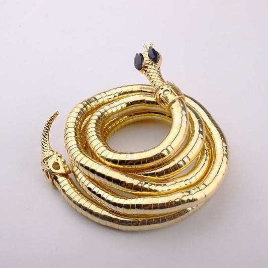 Slithering Serpentine - The Nevermore Gothic Choker Bracelet Necklace