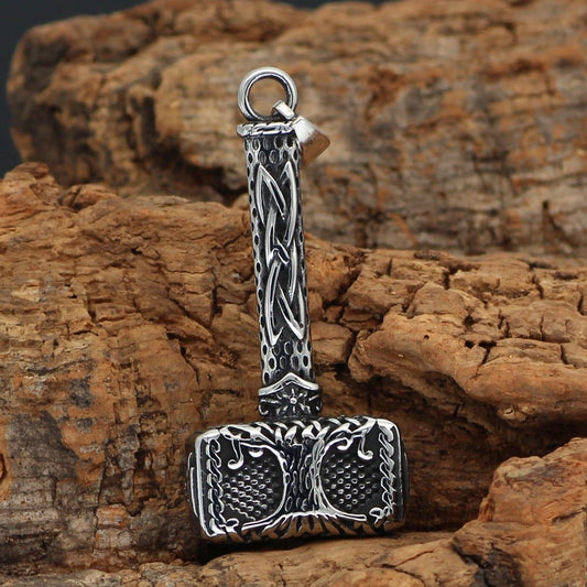 Stormforge Maul Viking Pendant Necklace by The Nevermore