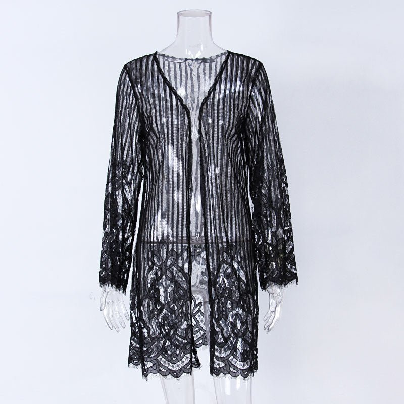 SunStrut - Lace Flower Bikini Cover-Up by The Nevermore