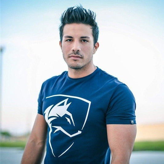 Ulv - The Nevermore Cotton T-Shirt – Unique T-Shirt by Nevermore Lifestyle & Tech | 2XL Navy Blue