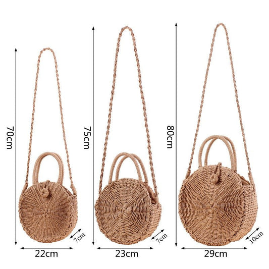 Wanderlust Tote - Round Bag by The Nevermore – Unique Bags by Nevermore Lifestyle & Tech | Large Camel