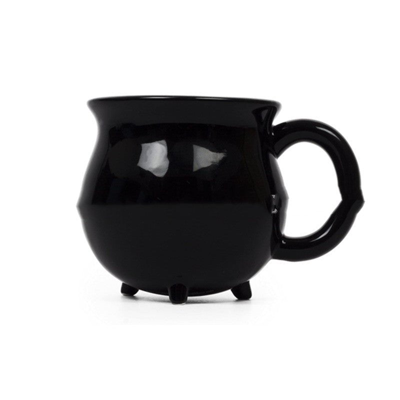 Witches Brew - The Nevermore Gothic Ceramic Witch Coffee Mug, Halloween – Unique Giftware by Nevermore Lifestyle & Tech | 1PC Black