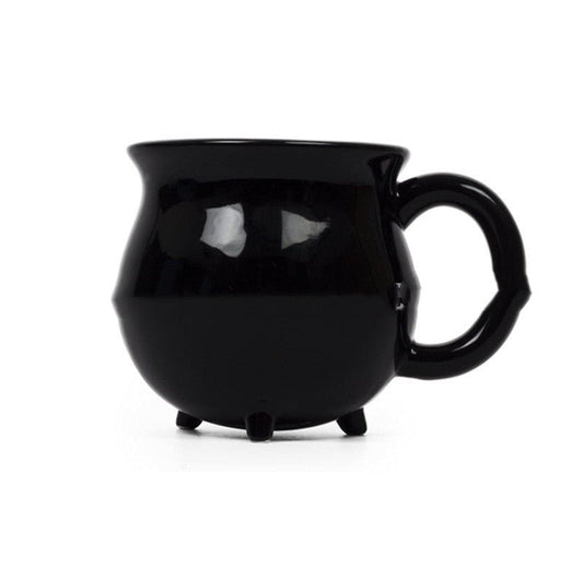 Witches Brew - The Nevermore Gothic Ceramic Witch Coffee Mug, Halloween – Unique Giftware by Nevermore Lifestyle & Tech | 1PC Black