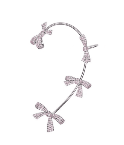 Zariel Pink - The Nevermore Ear - Wrap – Unique Earrings by Nevermore Lifestyle & Tech | D