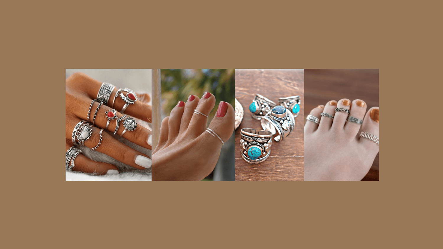 Boho Rings - Toe Rings - Nevermore Lifestyle & Tech