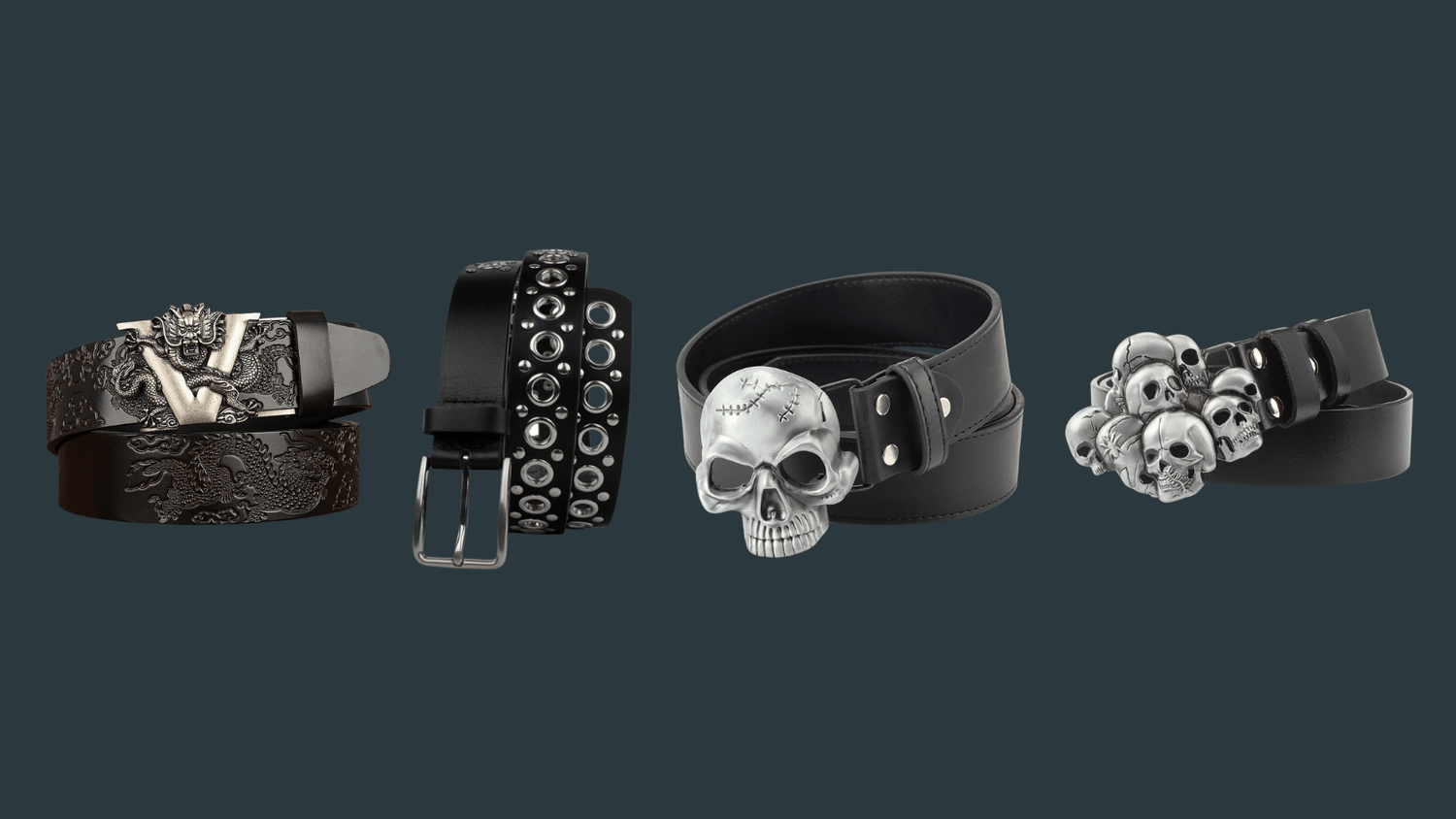 Gothic Belts & Buckles - Nevermore Lifestyle & Tech