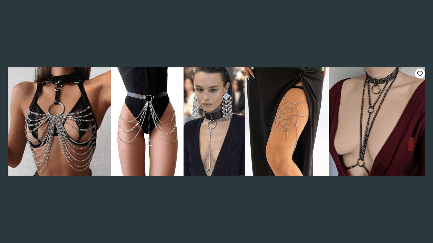 Gothic Body Chains - Nevermore Lifestyle & Tech