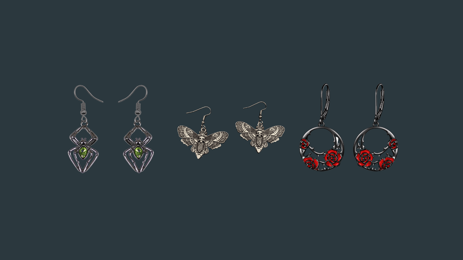 Gothic Earrings - Nevermore Lifestyle & Tech