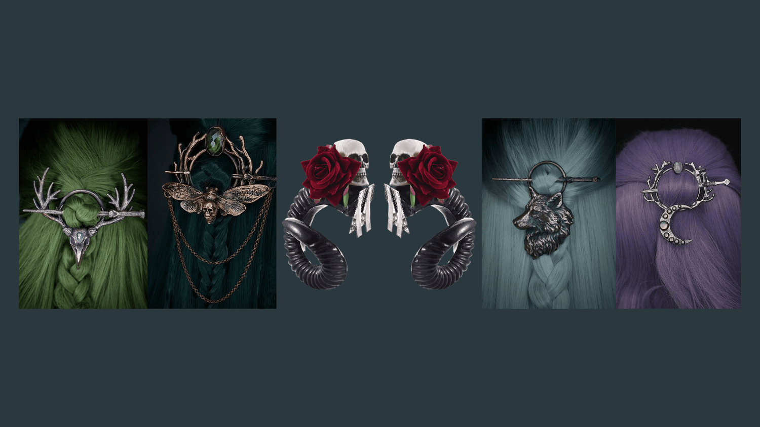 Gothic Hairpins - Nevermore Lifestyle & Tech