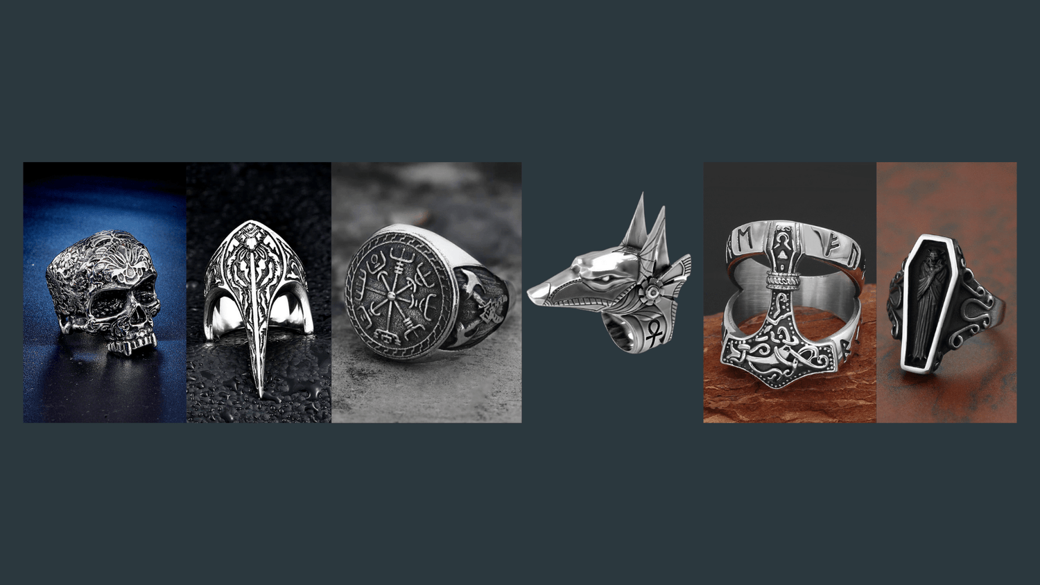 Gothic Rings - Nevermore Lifestyle & Tech