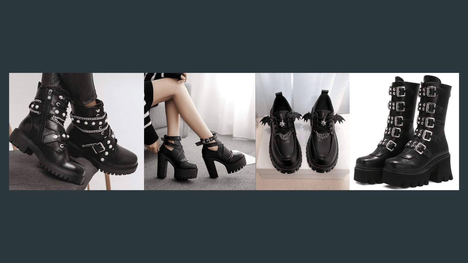 Gothic Shoes and Boots for Women - Nevermore Lifestyle & Tech