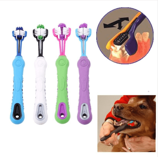 RainbowSmile Pet Plush Toothbrush: Dental Care and Tartar Cleaning Brush - The Nevermore Pet Health Products