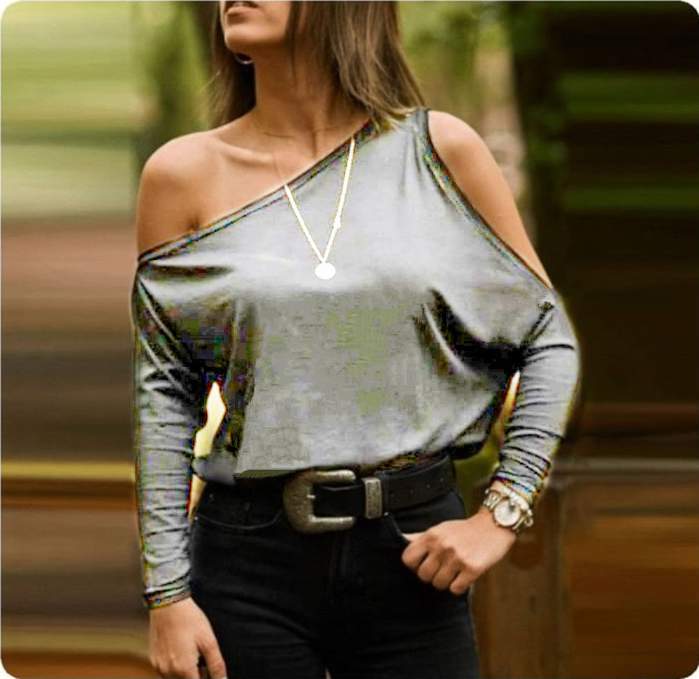 Get the perfect casual look with Abadia's Nevermore Bat Blouse. Made from polyester, this blouse features a loose, diagonal collar and comes in black color. Comfortable and stylish for everyday wear.